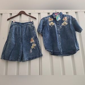 Vintage brand snow blue sets